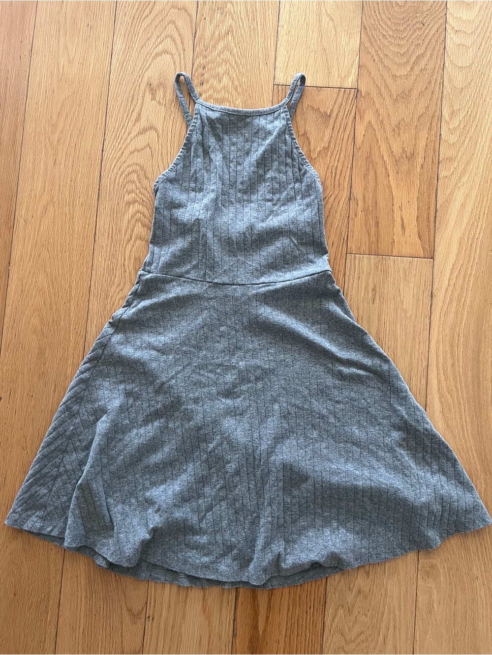 Women’s Grey Sleeveless A-Line Dress